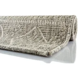 Peyer Syntex Teppich Rayon Hellgrau-creme 60 cm x 110 cm