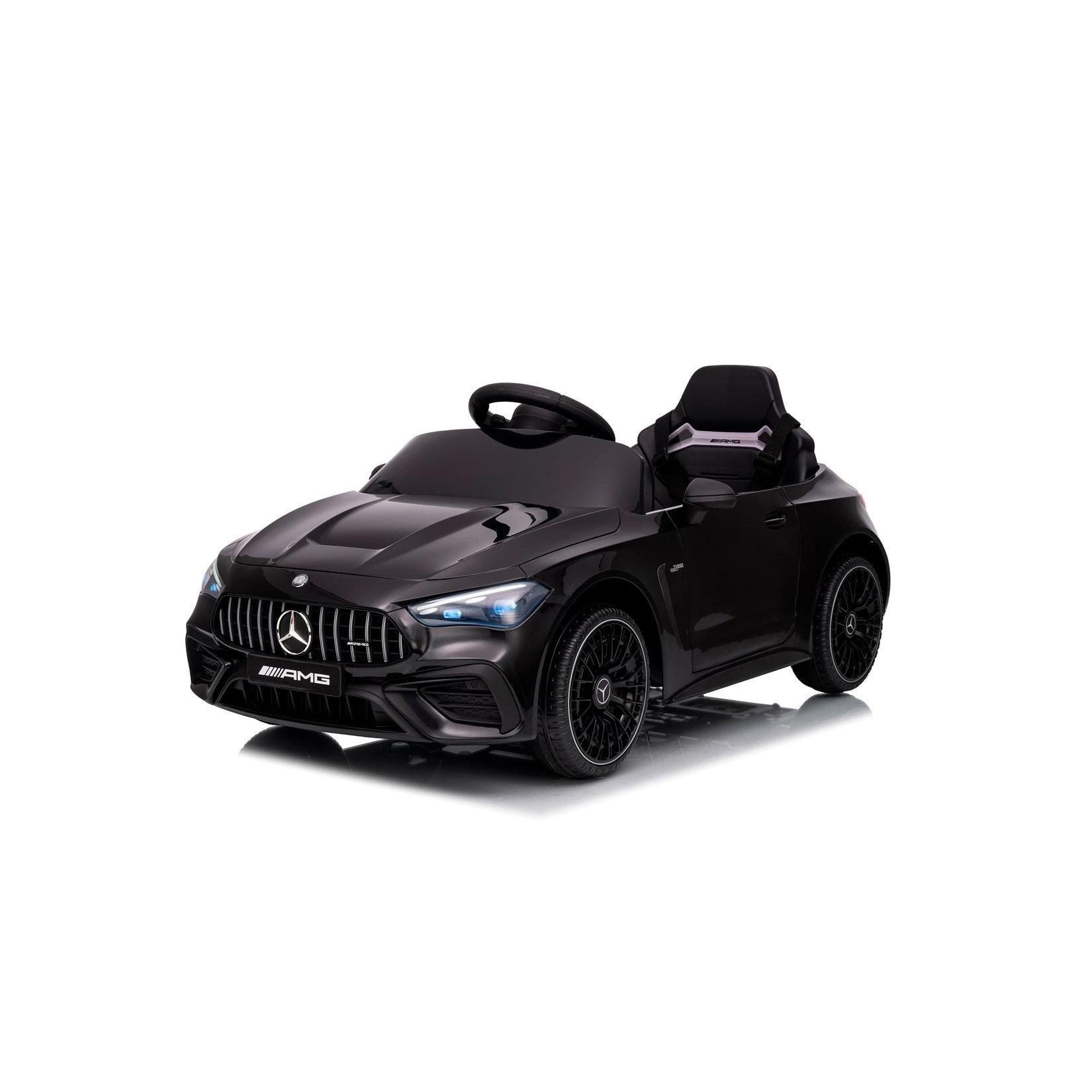 Chipolino Kinder Elektroauto Mercedes AMG CLE 53 Fernbedienung Stoßdämpfer LED schwarz
