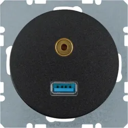 Berker USB/3,5mm Audio Steckdose 3315392045