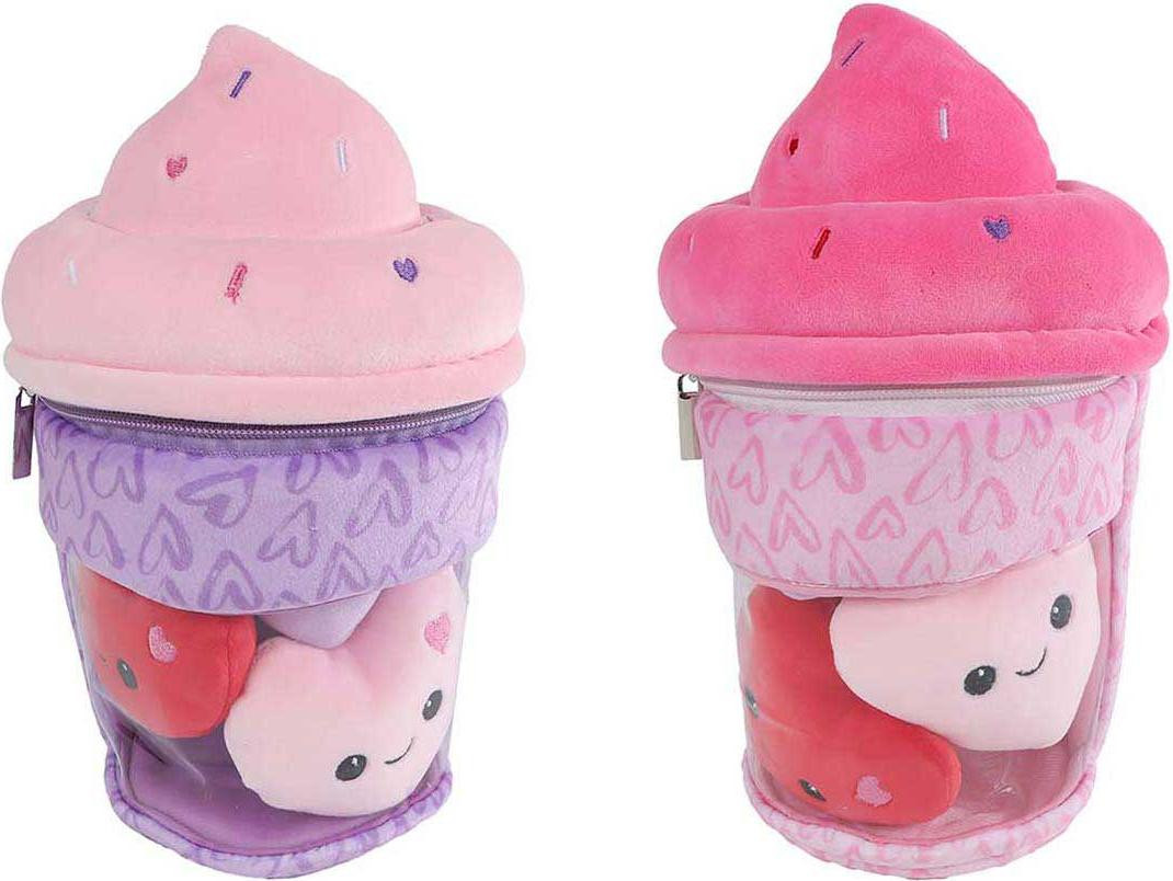 Van Manen Pluizig ijsdessert met menu-thema en 3 hartjes - 25 cm