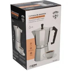 EDM Aluminium-Kaffeemaschine für 6 Tassen