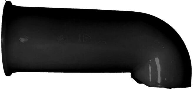 IBC coude de sortie PP, noir 0 0