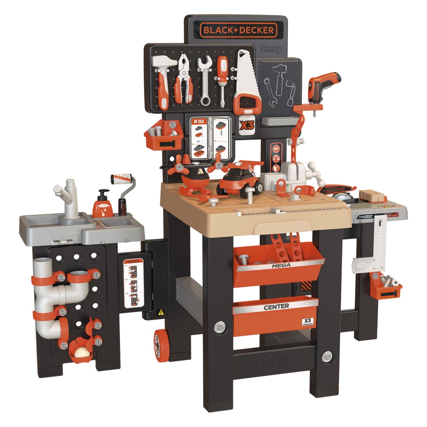 Smoby Black+Decker Werkbank Mega Center (7600360744)