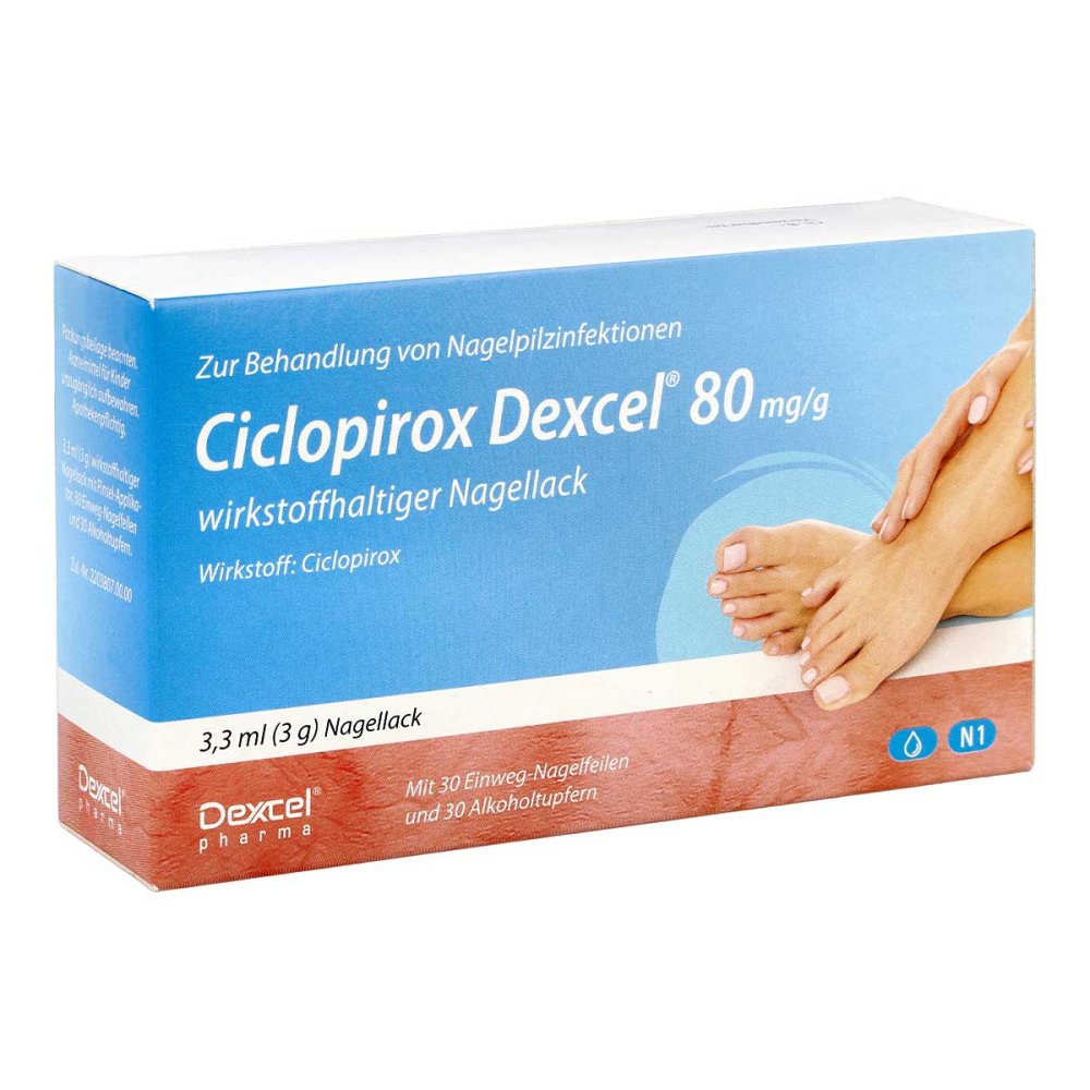 Dexcel Pharma GmbH Ciclopirox Dexcel 80 Mg/g Wirkstoffhalt.nagellack 17617236