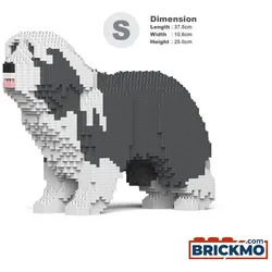 JEKCA Bricks Bearded Collie 01-M03 ST19PT54-M03