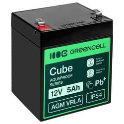 Green Cell GC-AGM12V5AH-J Bleiakku Blei-Vlies (AGM) 5 Ah 12 V 1 St.