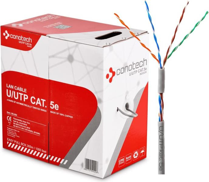 Conotech U/UTP LAN Cat. 5e netwerkkabel per meter