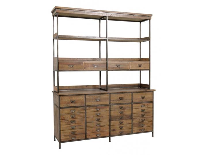 Buffet complet en bois marron