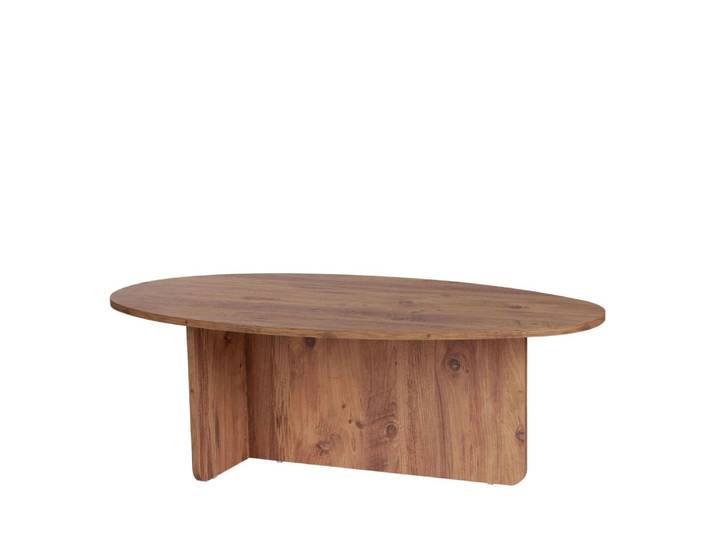 Table basse organique en bois 120x65cm - bois