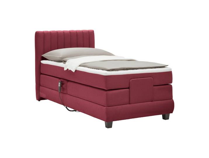 Boxspringbett 90/200 cm Weinrot