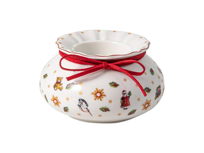 Villeroy & Boch Photophore Toy s Delight Blanc-rouge'