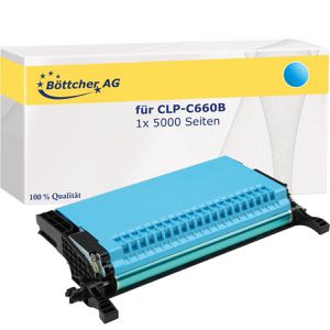 kompatibel für Samsung CLP-C660B cyan Kompatibler Toner