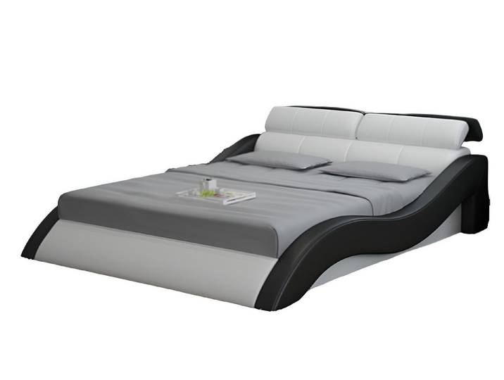 JVmoebel, Wasserbett Hotel Wasserbett LB8828 Lederbett mit weicher Polsterung