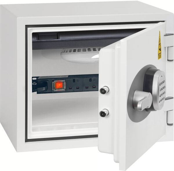 JC Pengeskabe Titan Batteriskab, 19 Liter, 360x410x365 Mm