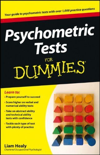 Liam Healy - Psychometric Tests For Dummies - Preis vom 09.10.2026 07:28:09 h