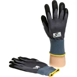 Arbeitshandschuhe Ampri SOLID SAFETY TOUGH gestrickt L Gr. 9, Handinnenfläche und Fingerkuppen mit Nitrilschaum
