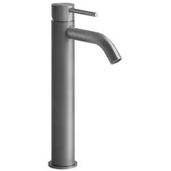 Gessi316 Flessa Waschtisch-Einhebelmischer, höhere Version, ohne Ablaufgarnitur, Ausladung 122 mm, 54009299, Farbe: Schwarz XL