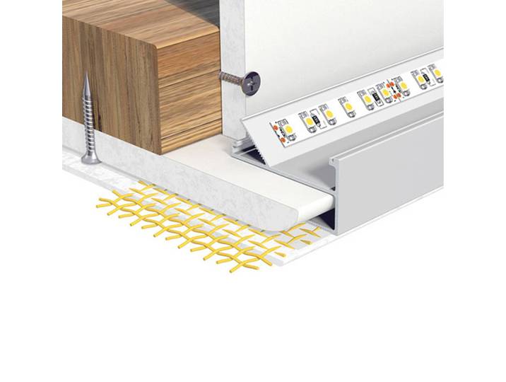 EVN APTBH Alu-Profil deckengerichtet 200cm alu, alu / grau / zink, Aluminium