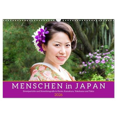 Menschen in Japan (Wandkalender 2026 DIN A3 quer), CALVENDO Monatskalender
