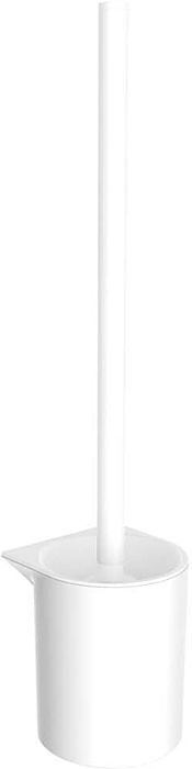 Emco Flow Toilettenbürstengarnitur 271513900 Kunststoff weiß, Wandmodell, Bürstenstiel weiß