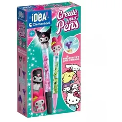 Hello Kitty: Stifteset zum Selbermachen mit Hello Kitty & Kuromi – 2-teilig