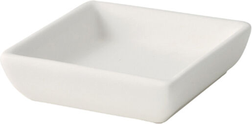 Yegam Ciotola quadrata 8 x 8 cm China White
