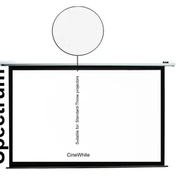Spectrum – Motor Projektionsleinwand-Elite screens electric projection screen, Spectrum, Motorleinwand-Elite Screens, Beamer Leinwand, Projektionsleinwand, Heimkino Schwarz / MaxWhite / Widescreen 16:9) / 84" (186 x 105 / Vorlauf )