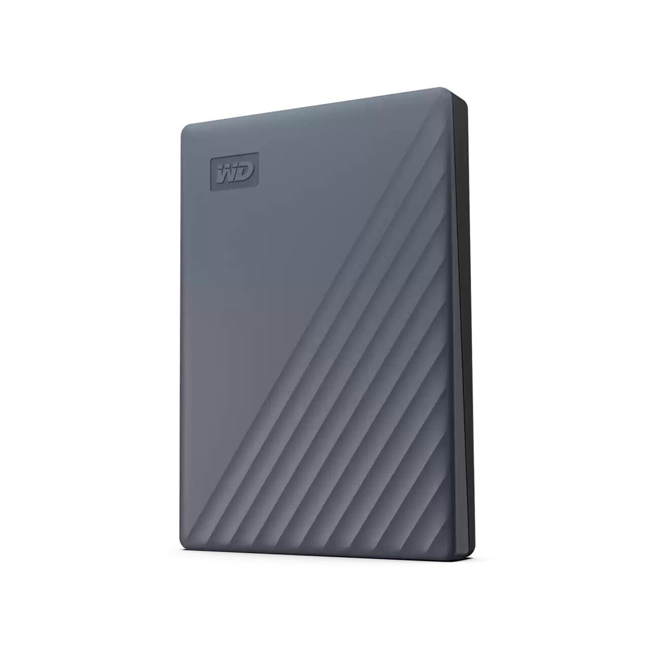 Western Digital WD My Passport Mobiler Festplattenspeicher mit USB-C™ - 6 TB Silikon Grau WDBY3J0060BGY-WESN