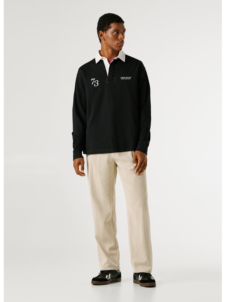 Pepe Jeans Poloshirt "Cameron" in Schwarz - S