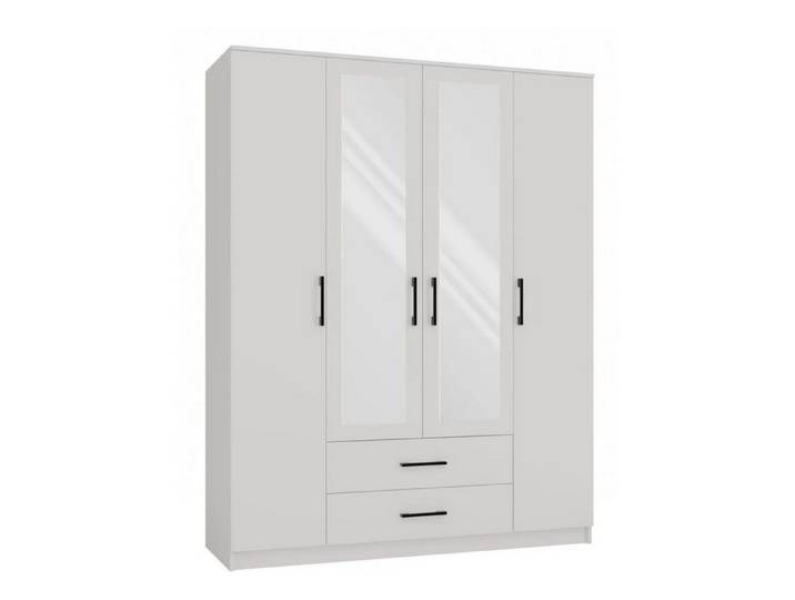 Beautysofa Drehtürenschrank Noah (160 cm Breite modernes Schrank)
