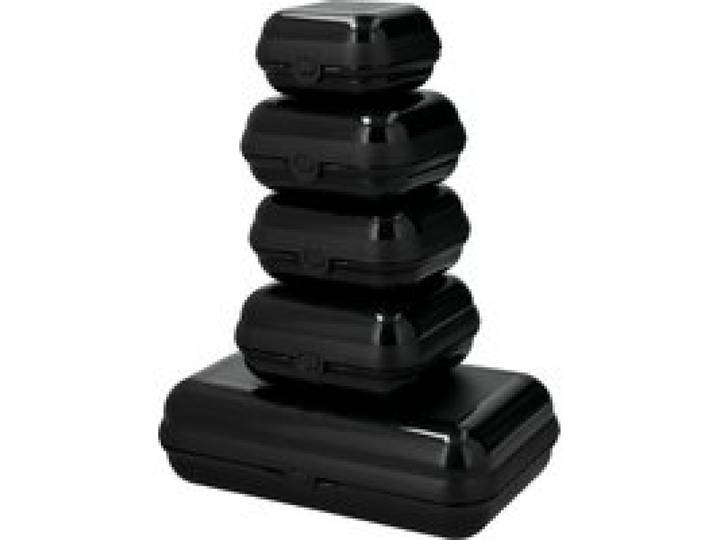 SILVERCREST® Set de 5 boîtes repas (Noir)