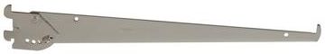 "Econoco - GC14 - Adjustable 14"" Tap-in Style Chrome Bracket For Universal Line Slotted Standards Sold in Pack of 25"