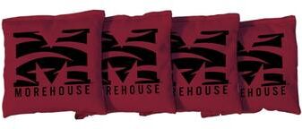 Skip's Garage Morehouse Maroon Tigers Maroon Cornhole Bags