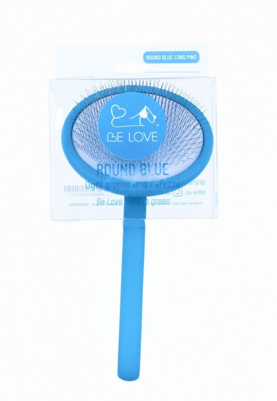 Be Love Spazzola Round Blue Brush per Animali