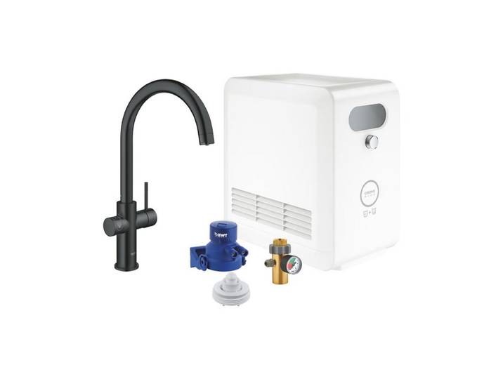 Grohe Küchenarmatur Blue Professional C-Auslauf velvet black