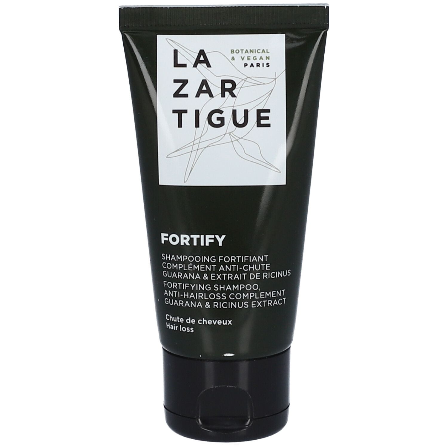 Lazartigue Fortify Fortifying Shampoo Anti-Hairloss Complement Guarana & Ricinus Extract 50 ml