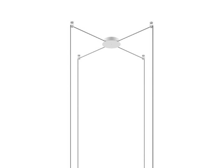 Lodes Baldachin Radial System - Weiß matt , 1–4