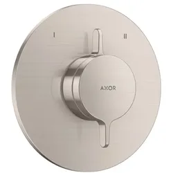 hansgrohe AXOR One Mischer 48415800 Unterputz für 2 Funktionen, Edelstahl Finish