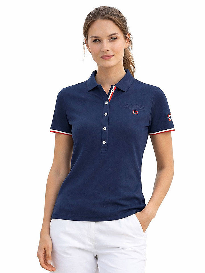 Geographical Norway Poloshirt "Kryptonite" in Dunkelblau - S