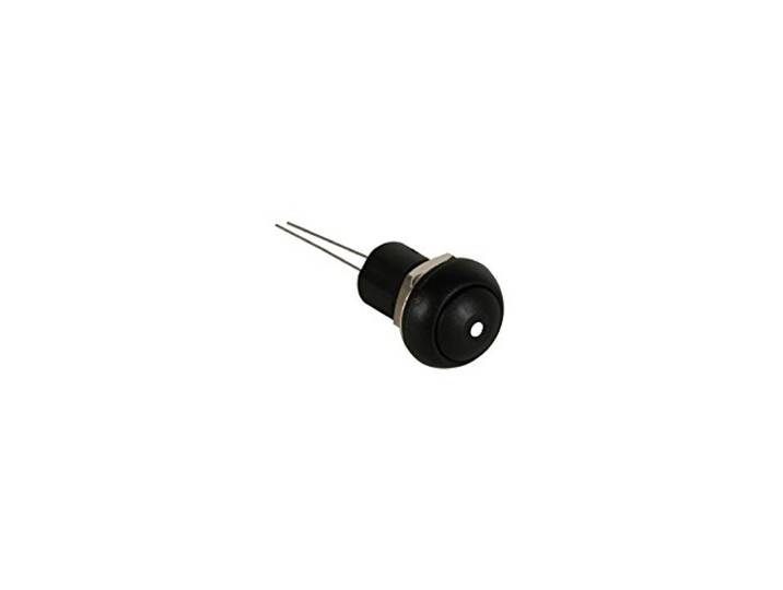 PEREL - R1399W mini-drukknop met witte LED, 1-polig 163291