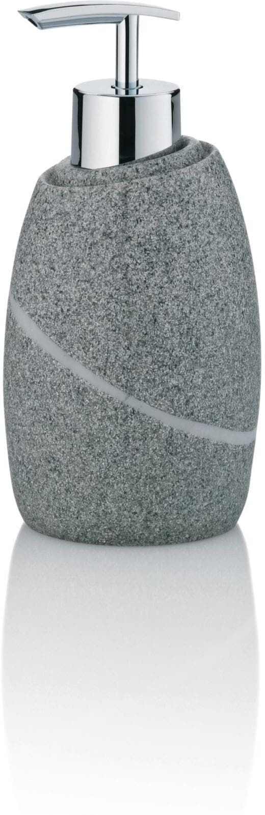 Seifenspender KELA "Seifenspender Talus grau", grau, H:16cm, Dosierspender, Seifenspender grau B/H/T: 16cm