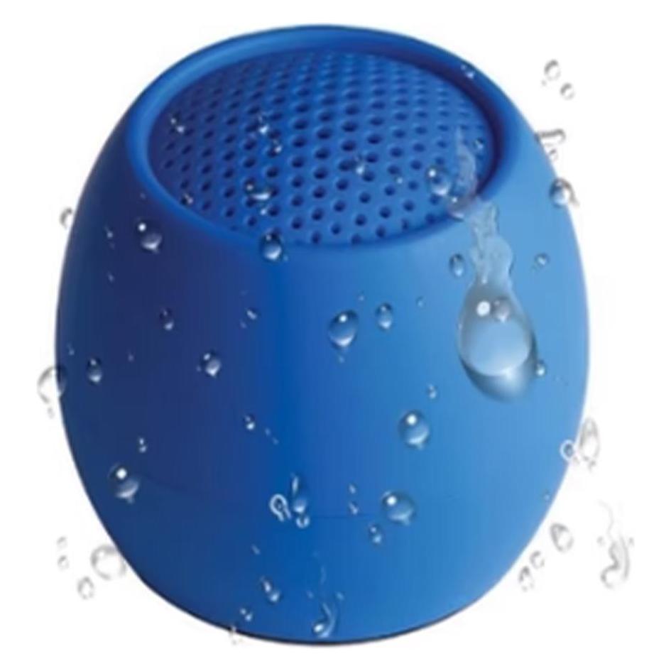 Boompods Zero Bluetooth Lautsprecher Freisprechfunktion, stossfest, Wasserfest Blau (5 h) (ZERBLU)