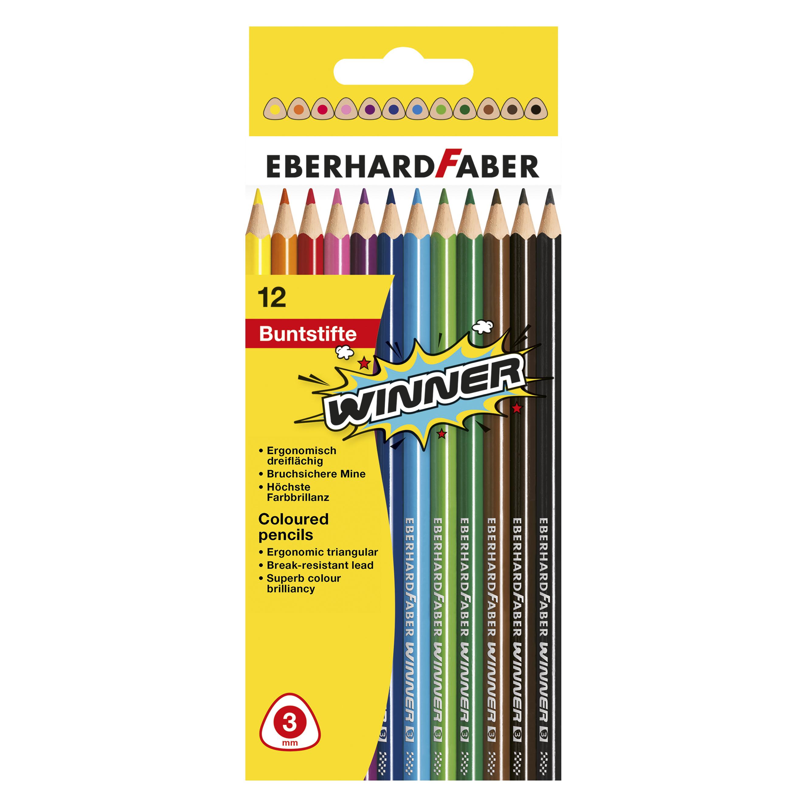 EberhardFaber Buntstift Winner 12er Etui (12x) (511412)