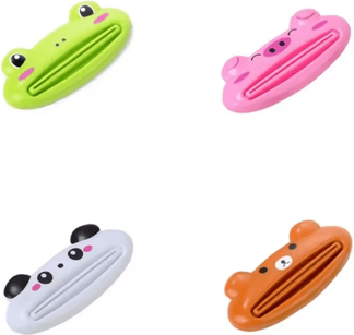 Inspire Picks Cute Animal Toothpaste Squeezer Multifunction Cartoon Tube Dispenser (2 4 5pcs) 4 Styles