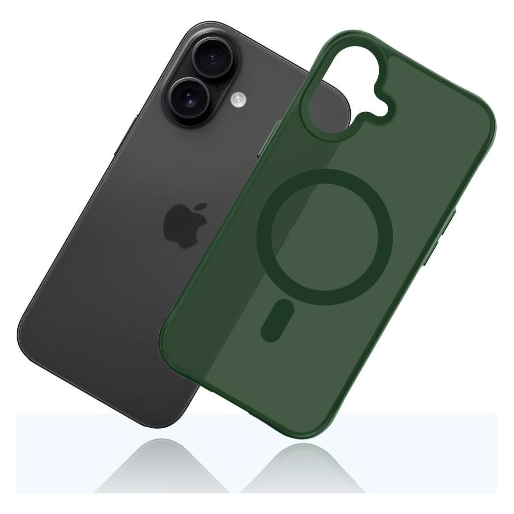 3MK Other goods Smoke MagCase for iPhone 17 - Green-Translucent (Apple iPhone 17) (5903108741163)