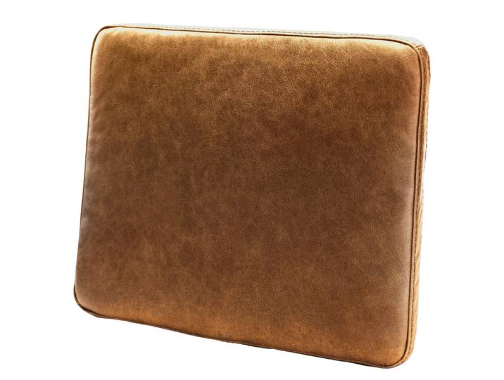 Coussins Beige/Marron 52 x 42 x 7cm Cuir reconstitué Esha