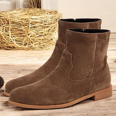 Chelsea-Stiefel aus Wildleder für Herren – klassische braune Stiefeletten für die Freizeit und den formellen Anlass