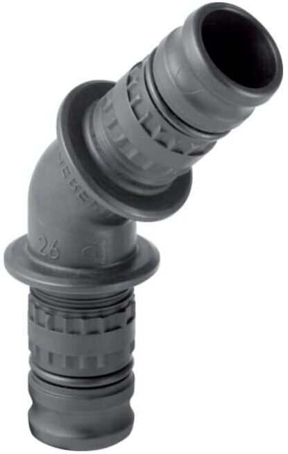 Geberit Coude Mepla d= 63mm, 45°, PVDF (627245005)
