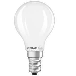 OSRAM LED-Lampe Base Classic P, E14, 3,4W ersetzt 40W, warmweiß