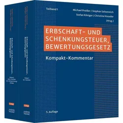 Erbschaft- und Schenkungsteuer, Bewertungsgesetz, Fachbücher von Stephan Seltenreich, Stefan Königer, Michael Preißer, Christina Vosseler